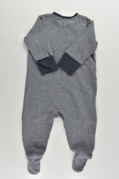 Next Size 000 (Up to 3 months) 'Little Bro' Footed Romper