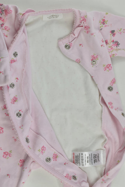Next Size 0000 Floral Footed Romper