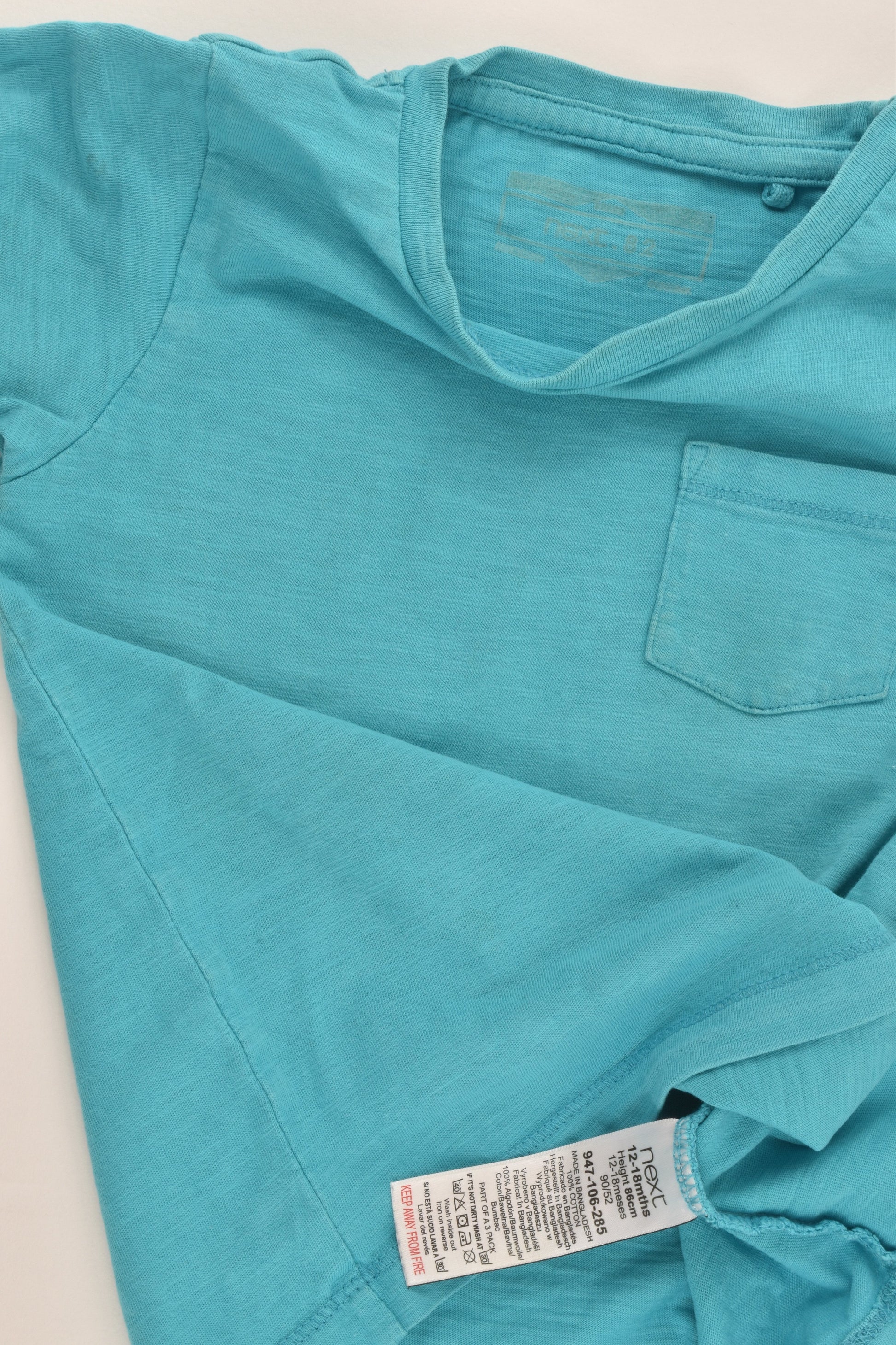 Next Size 1 (12-18 months) 3x T-shirt with Pocket