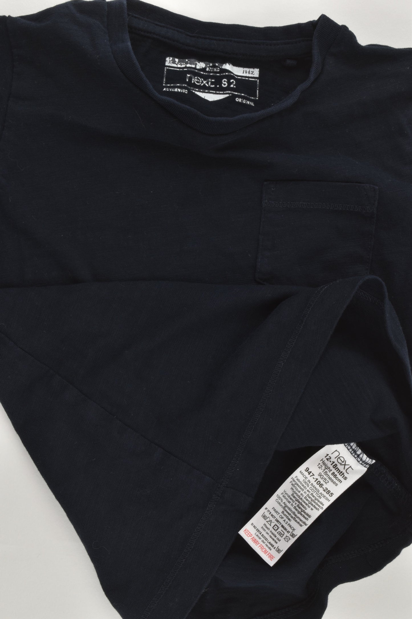 Next Size 1 (12-18 months) 3x T-shirt with Pocket