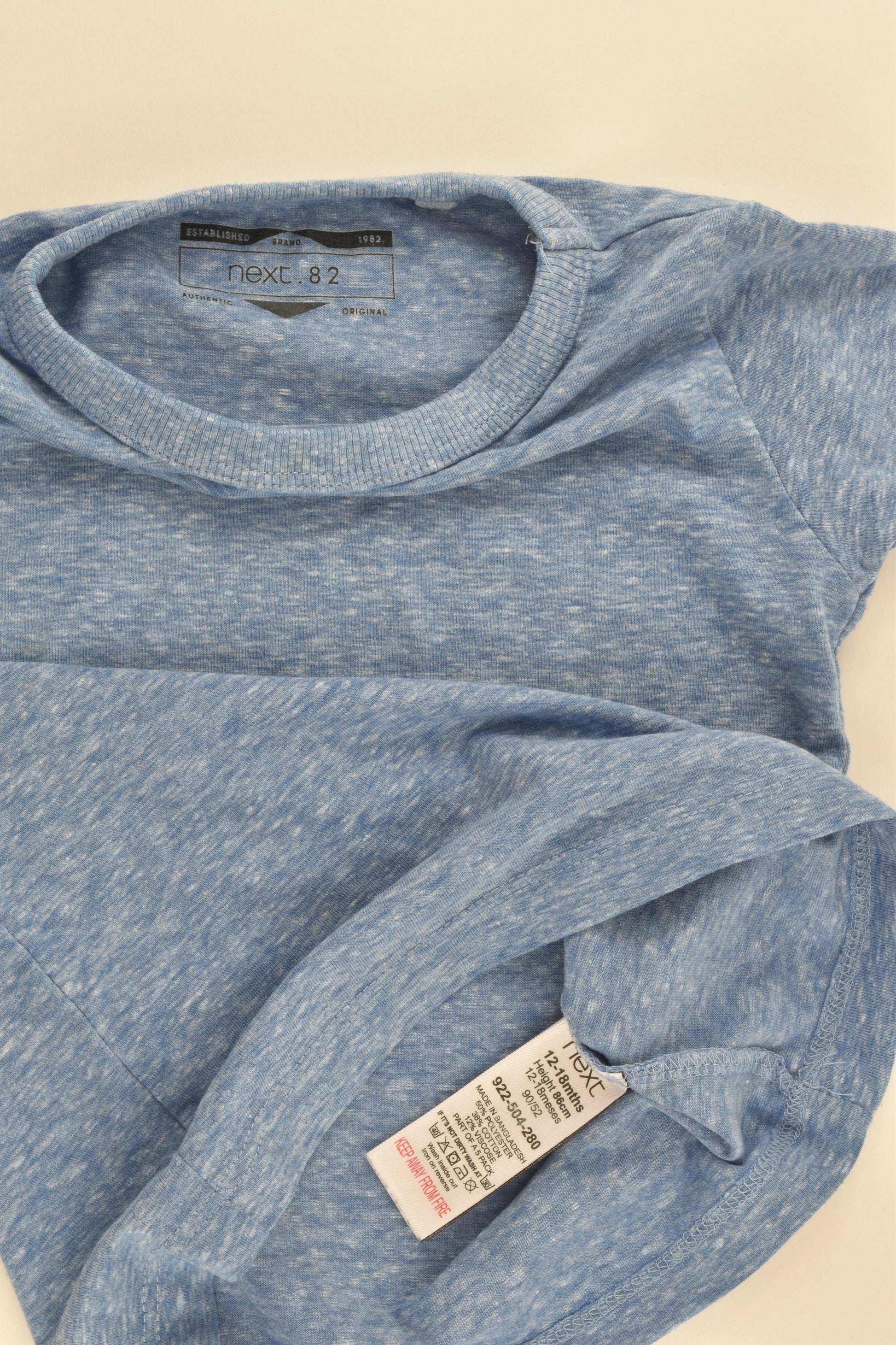 Next Size 1 (12-18 months, 86 cm) 3x T-shirt