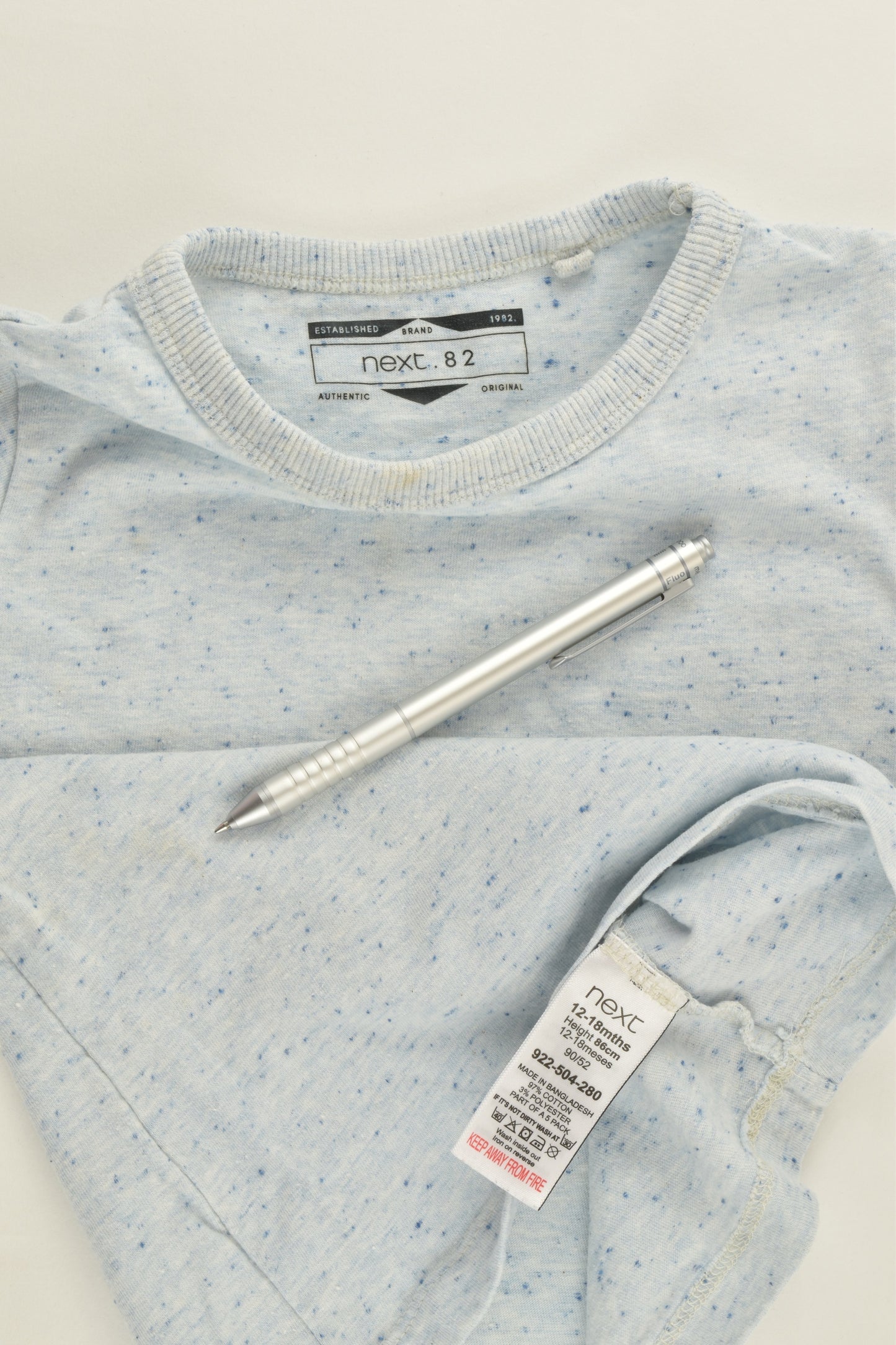 Next Size 1 (12-18 months, 86 cm) 3x T-shirt