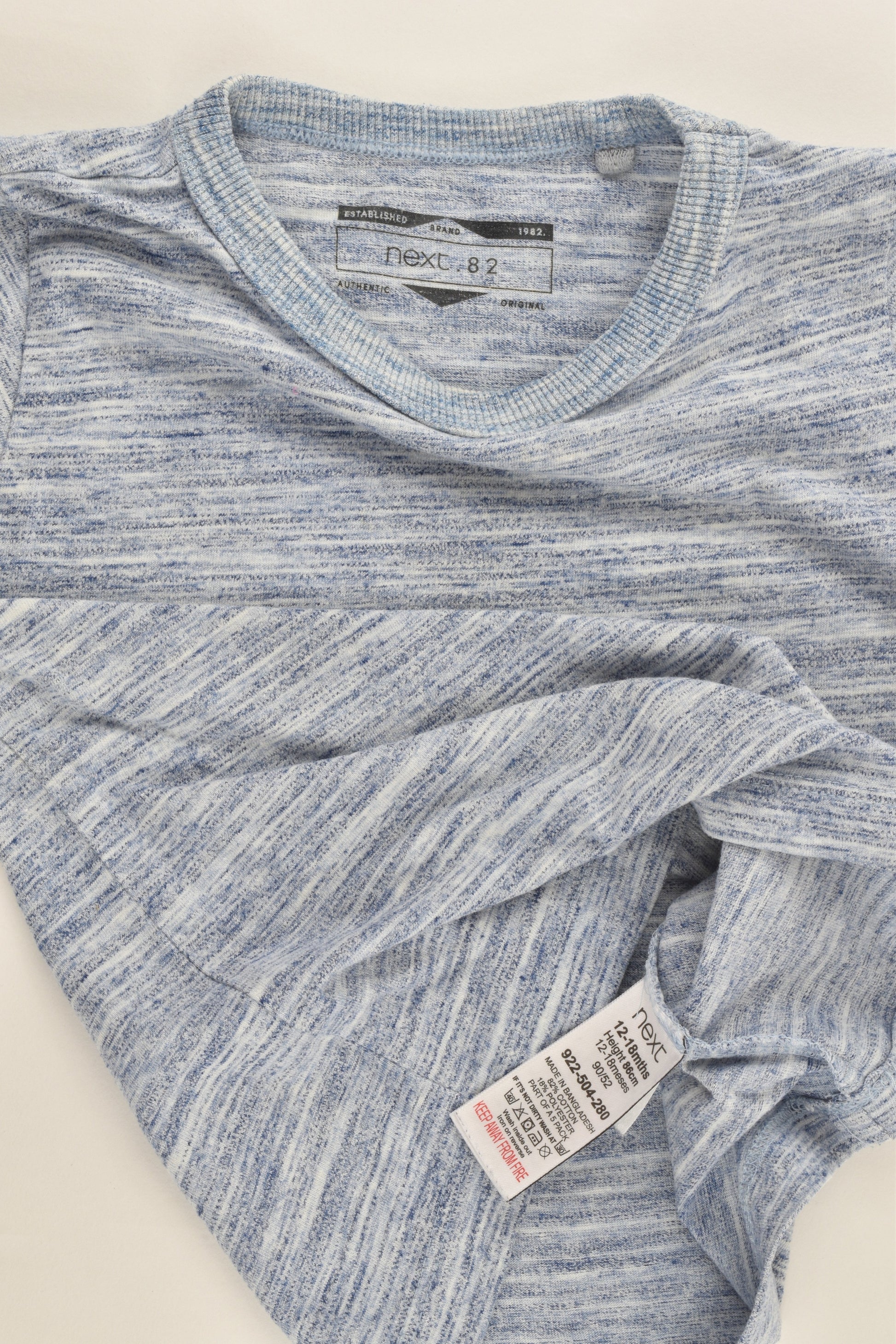 Next Size 1 (12-18 months, 86 cm) 3x T-shirt