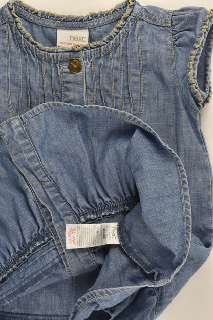 Next Size 1 (12-18 months, 86 cm) Lightweight Denim Dress