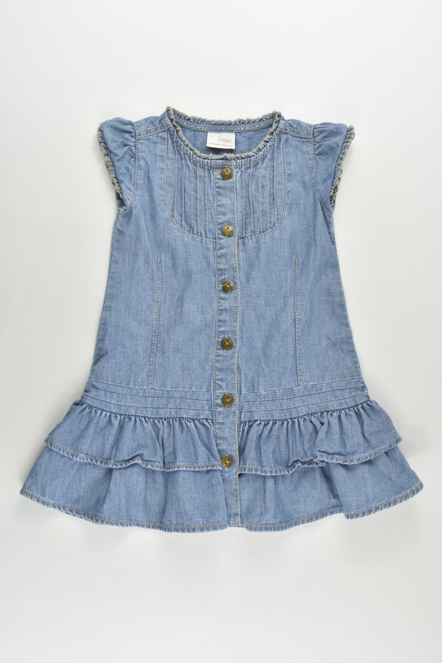 Next Size 1 (12-18 months, 86 cm) Lightweight Denim Dress