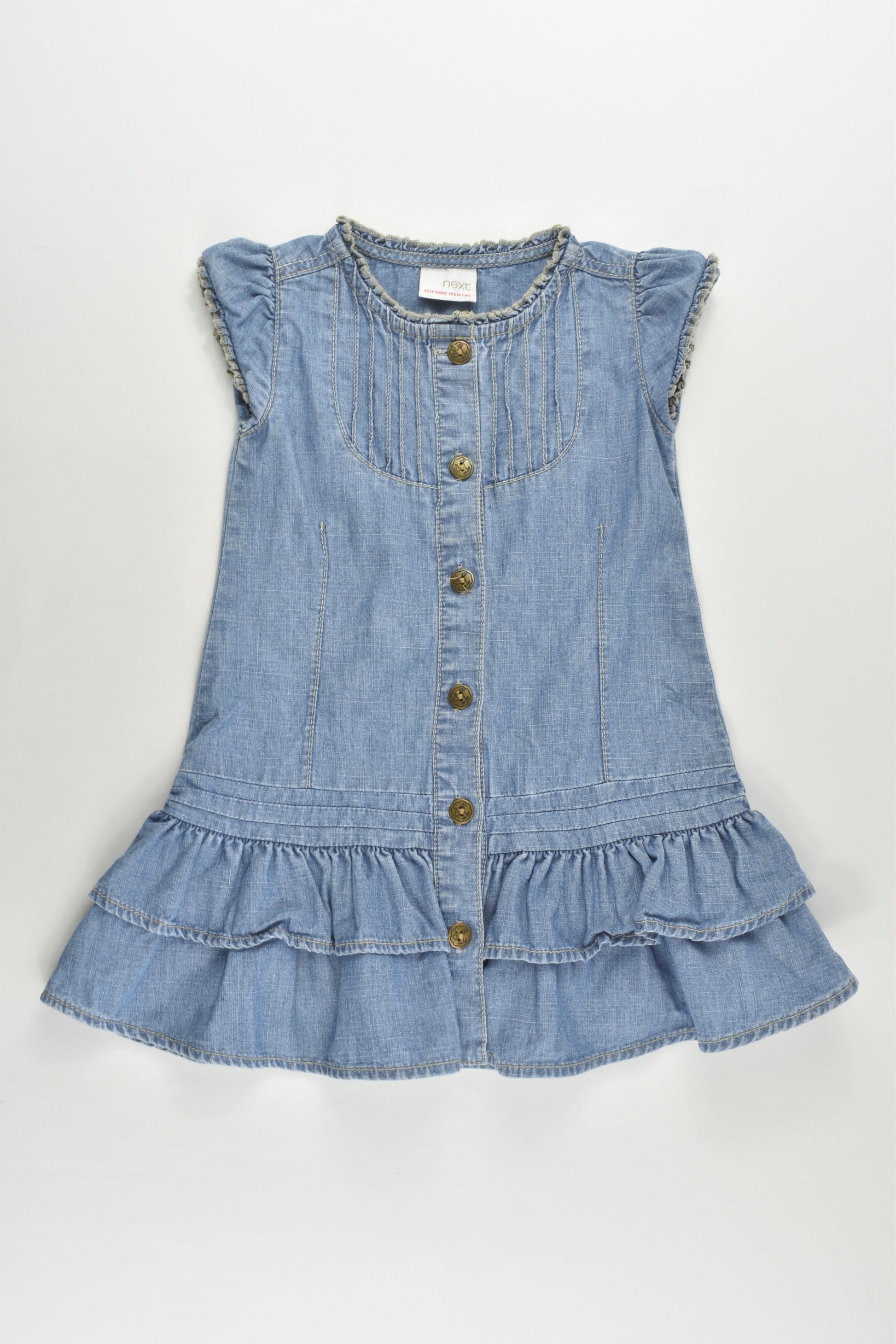 Next Size 1 (12-18 months, 86 cm) Lightweight Denim Dress