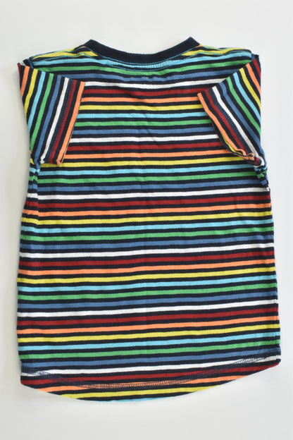Next Size 1 (12-18 months, 86 cm) Rainbow Stripes T-shirt