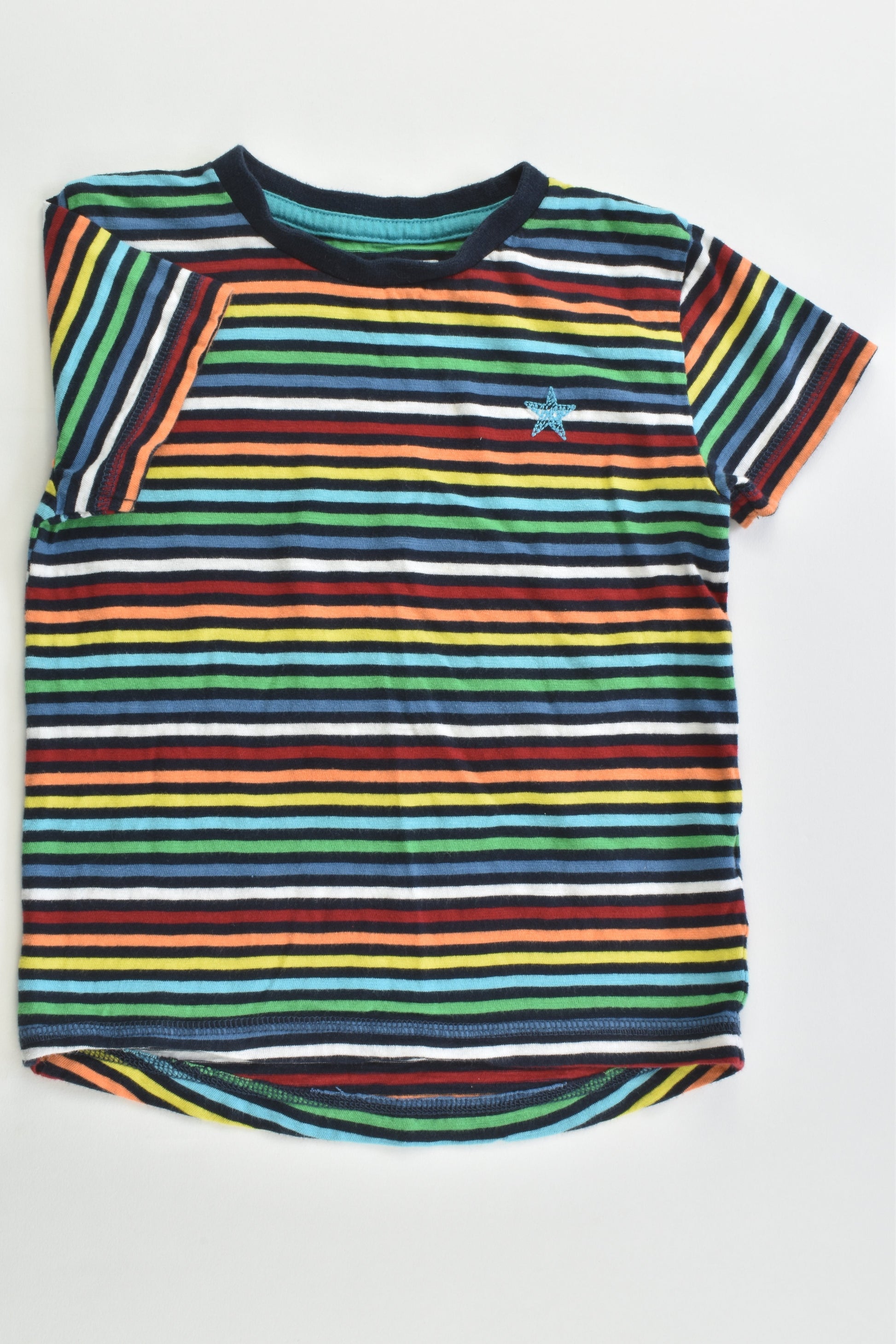 Next Size 1 (12-18 months, 86 cm) Rainbow Stripes T-shirt