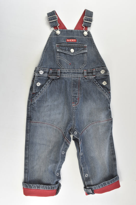 Next Size 1 (12-18 months) Denim Overalls