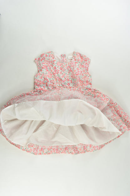 Next Size 1 (12-18 months) Lined Roses Dress