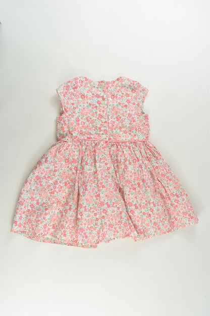 Next Size 1 (12-18 months) Lined Roses Dress