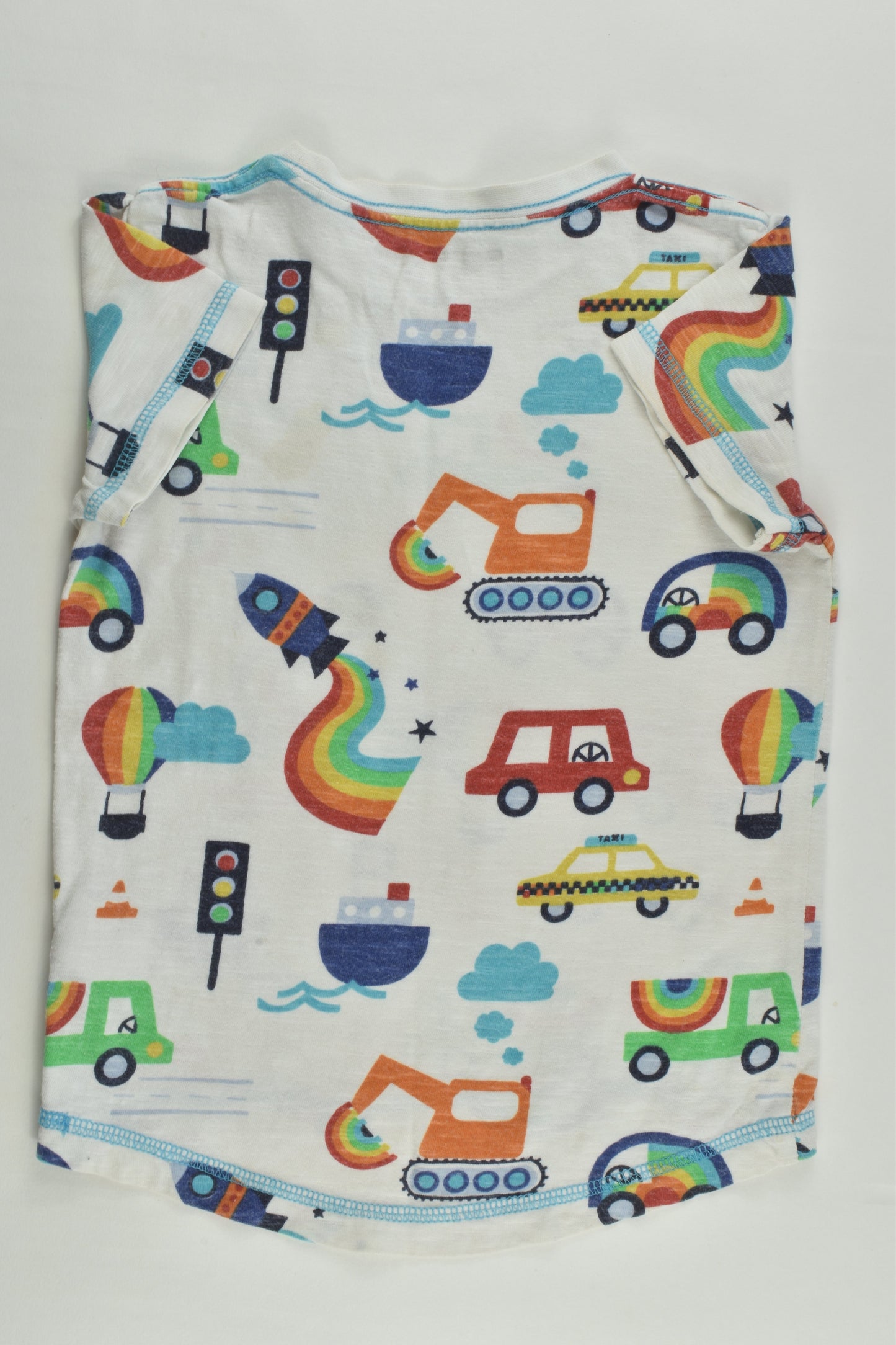 Next Size 1 (12-18 months) Rainbow Vehicles T-shirt