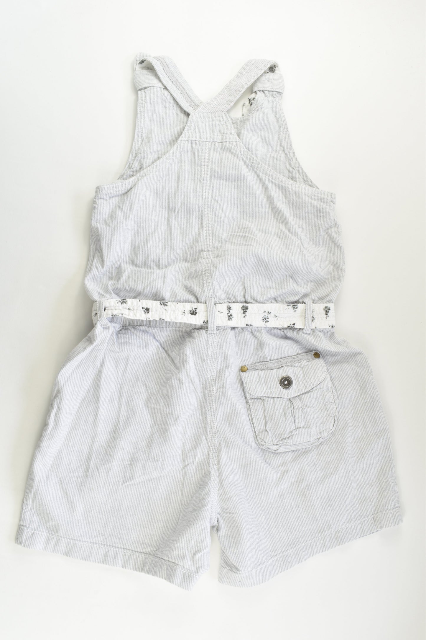 Next Size 10 (140 cm) Linen/Cotton Short Overalls