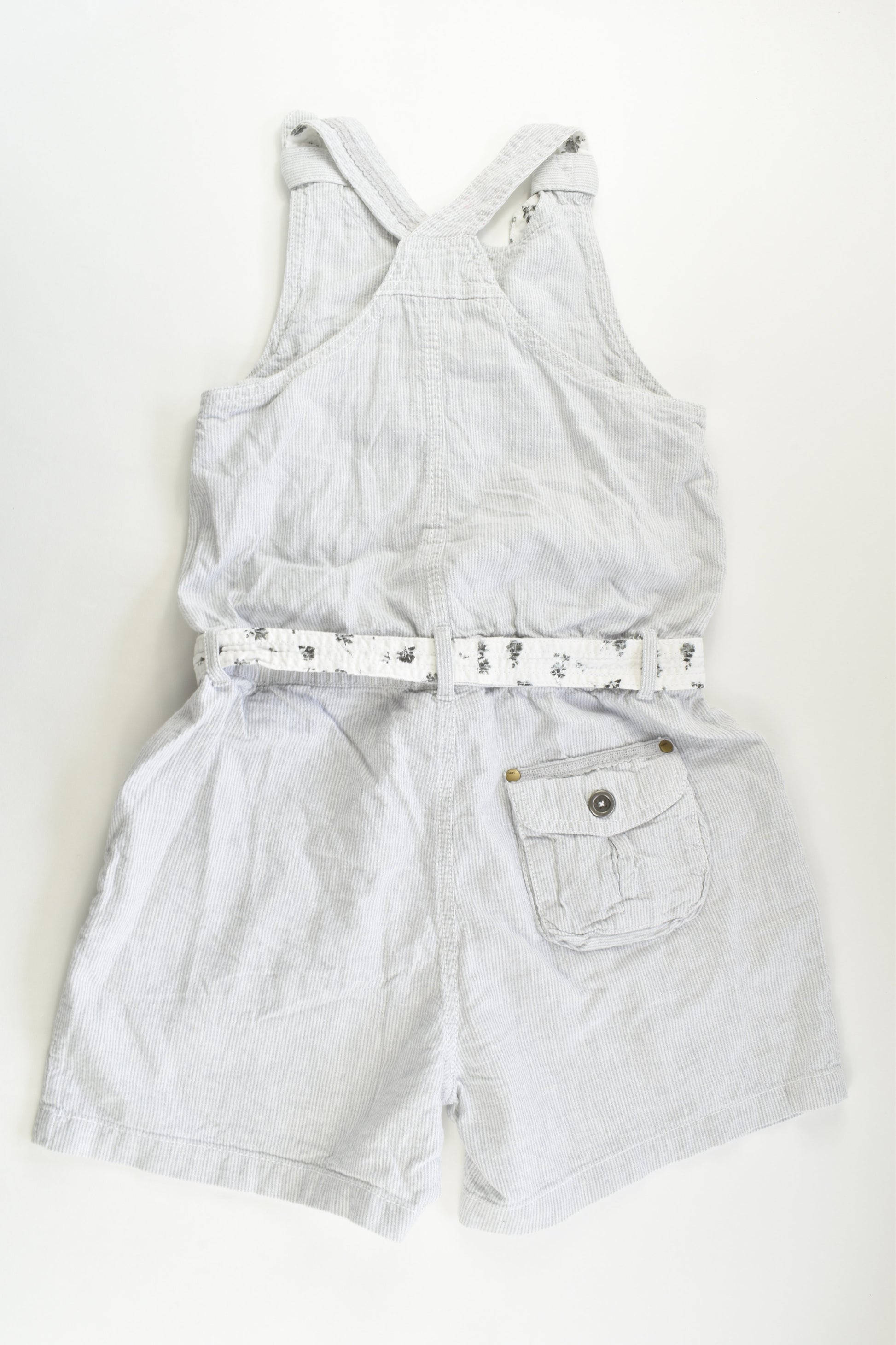 Next Size 10 (140 cm) Linen/Cotton Short Overalls
