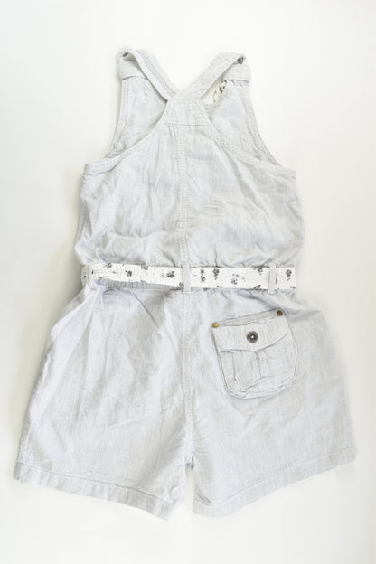Next Size 10 (140 cm) Linen/Cotton Short Overalls