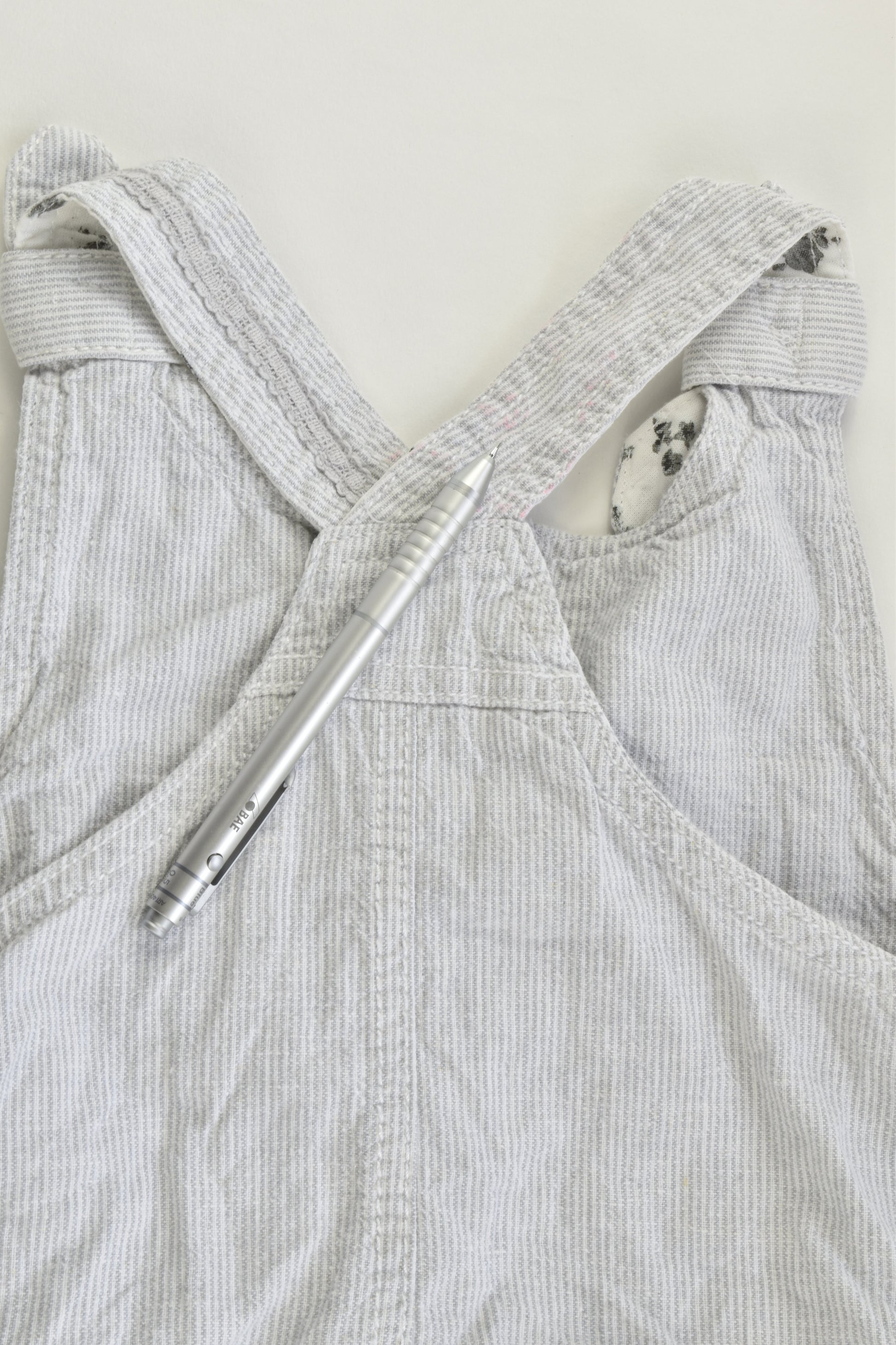 Next Size 10 (140 cm) Linen/Cotton Short Overalls