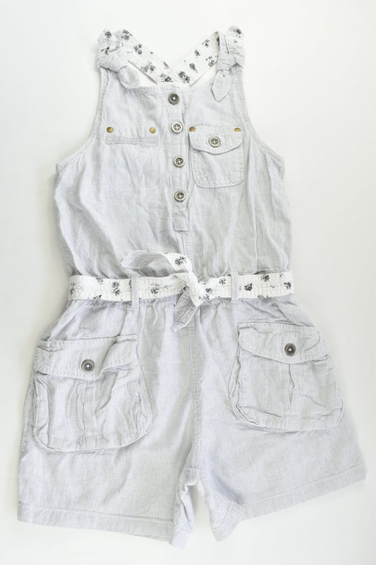 Next Size 10 (140 cm) Linen/Cotton Short Overalls