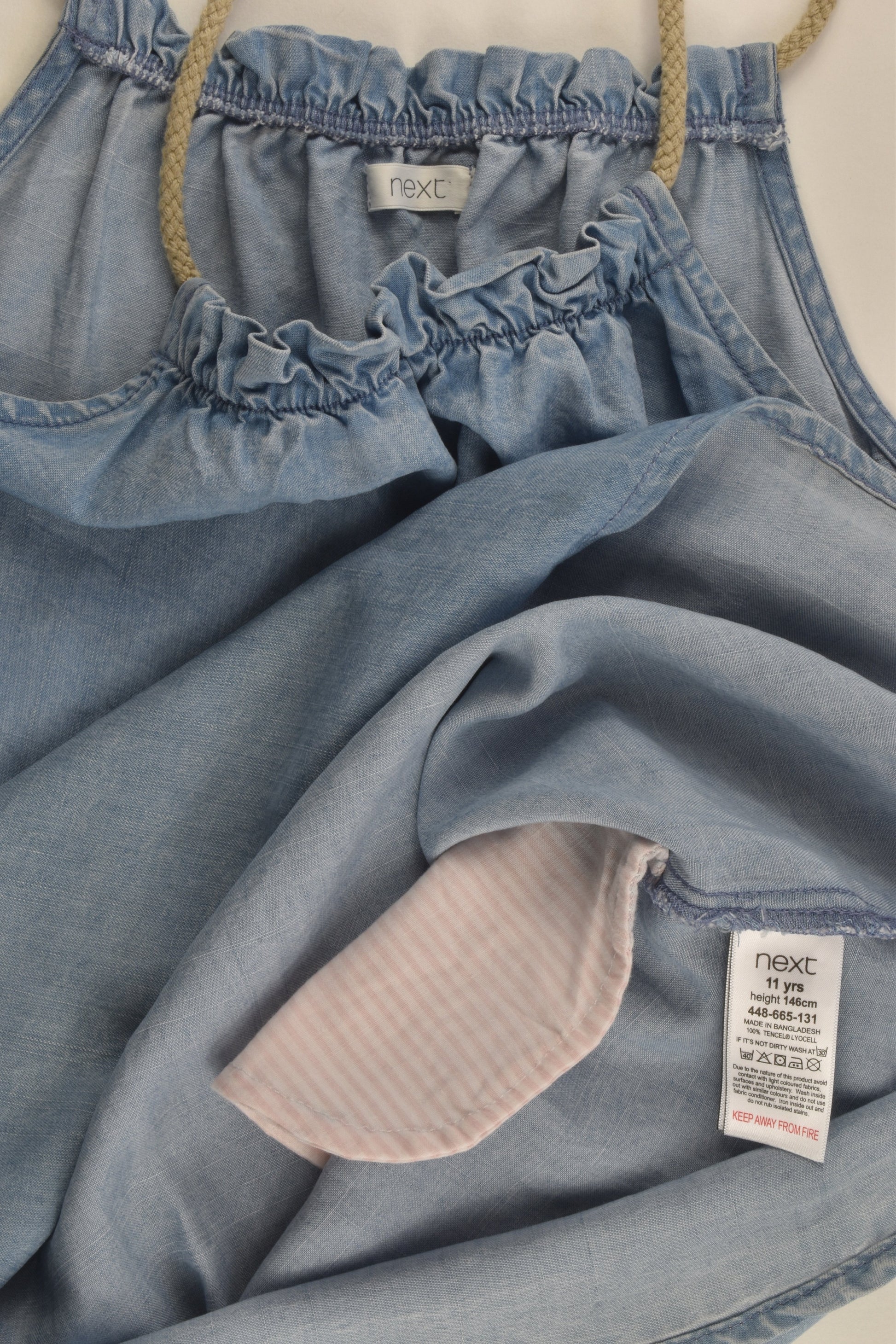 Next Size 11 Lightweight Denim Dress