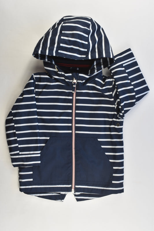 Next Size 12-18 months (1-2, 86 cm) Striped Fleece Lined Jacket