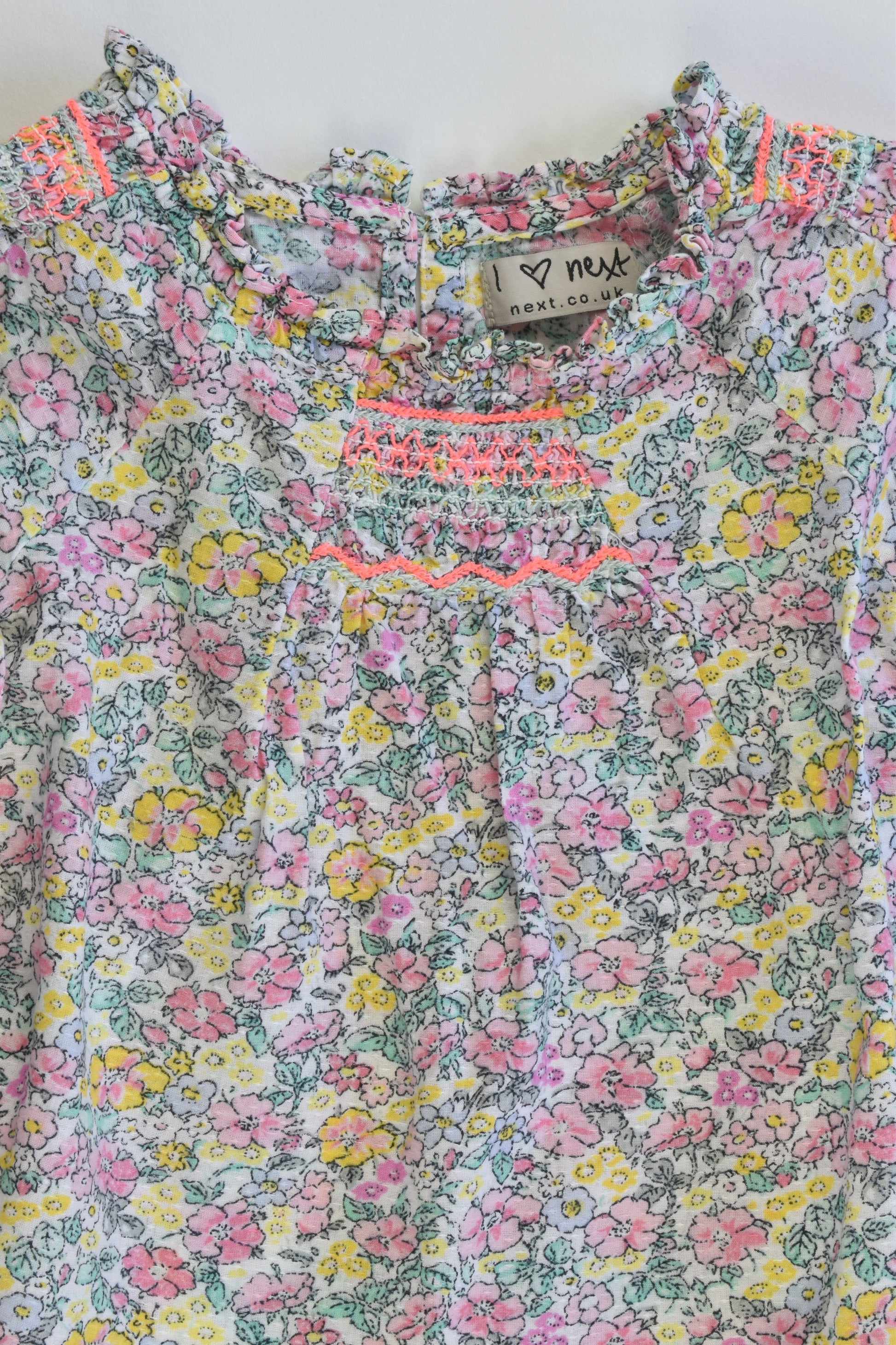 Next Size 12-18 months Floral Blouse