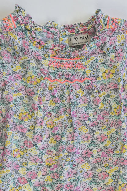 Next Size 12-18 months Floral Blouse
