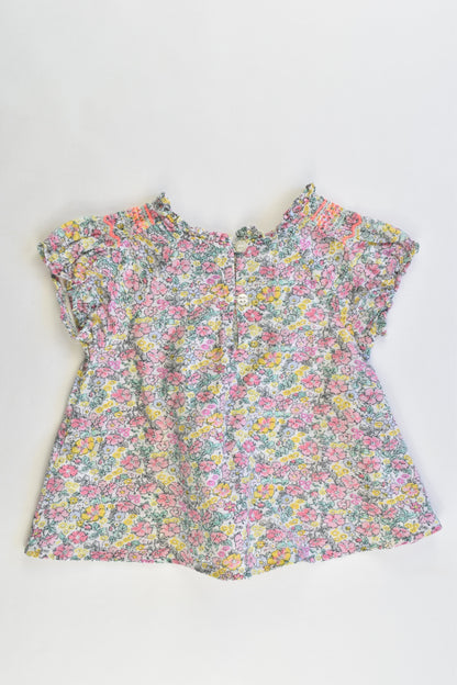 Next Size 12-18 months Floral Blouse