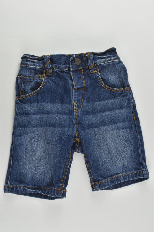Next Size 2 (18-24 months) Denim Shorts