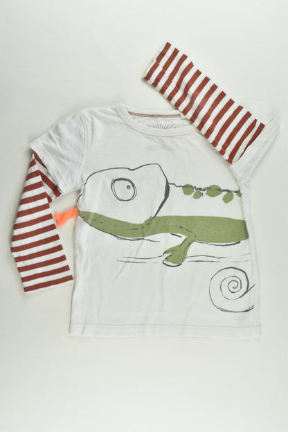 Next Size 2-3 (98 cm) Chameleon Top