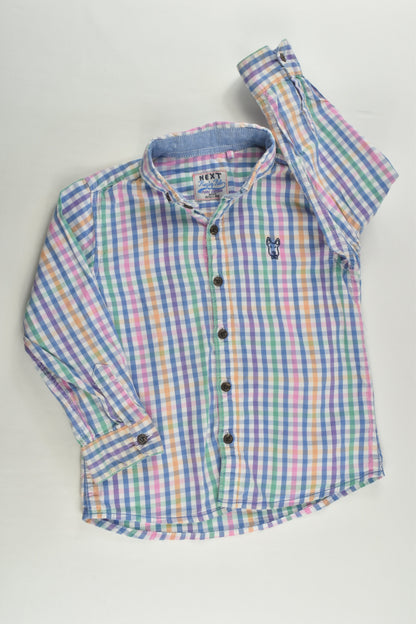 Next Size 2-3 (98 cm) Checked Dog Shirt