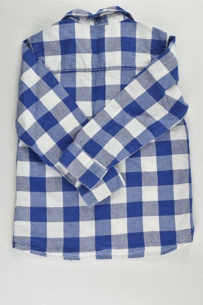 Next Size 2-3 (98 cm) Checked Linen/Cotton Shirt