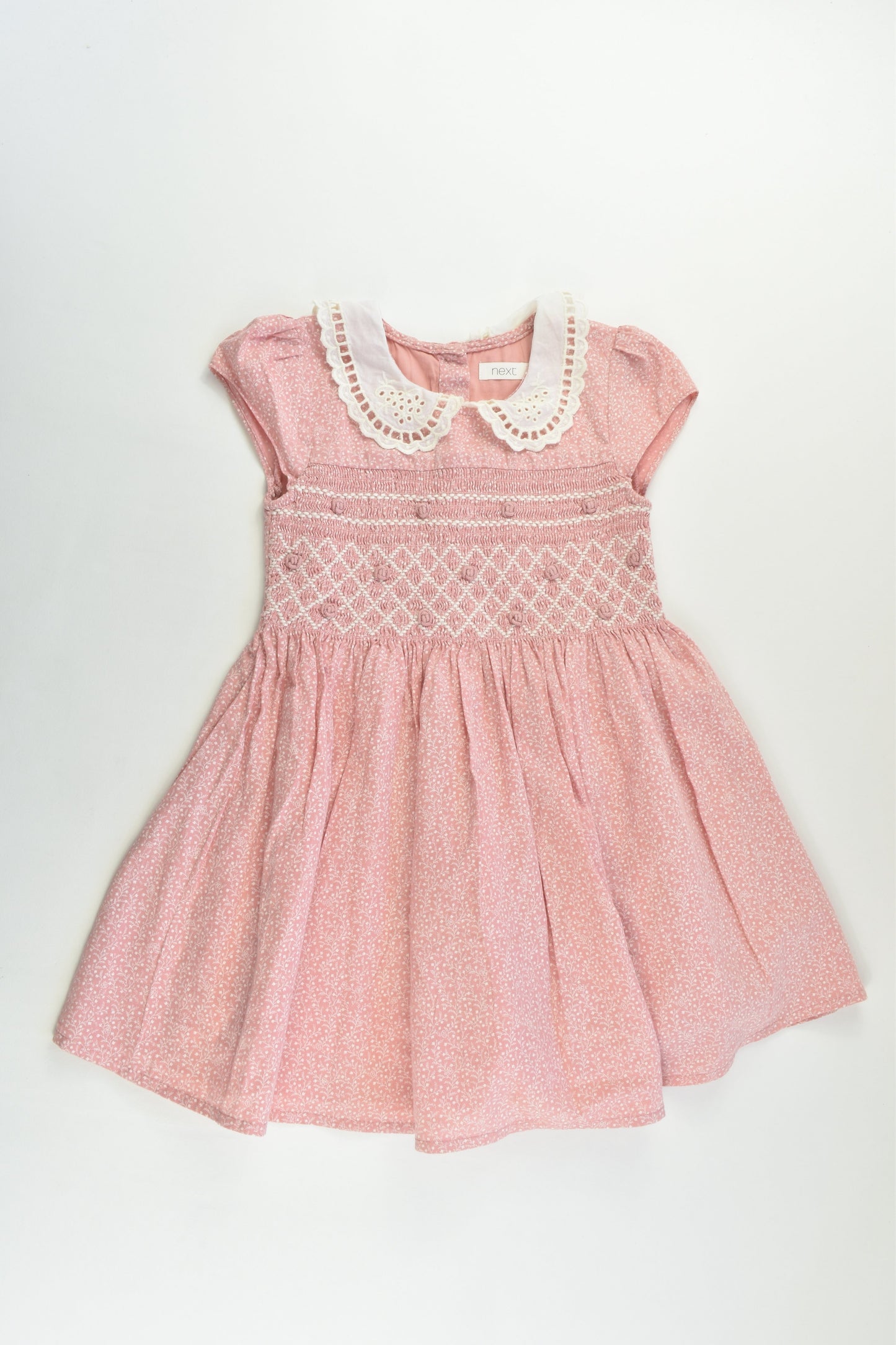 Next Size 2-3 (98 cm) Lined Smocked Dress