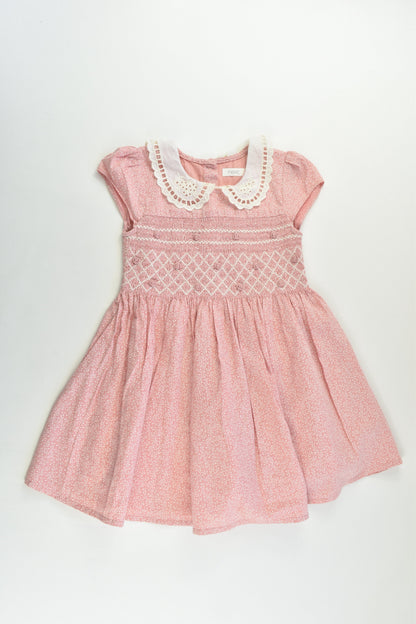Next Size 2-3 (98 cm) Lined Smocked Dress