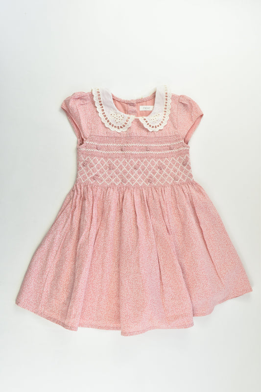 Next Size 2-3 (98 cm) Lined Smocked Dress