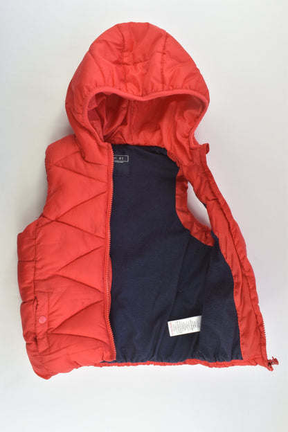 Next Size 2-3 (98 cm) Warm Hooded Puffer Vest