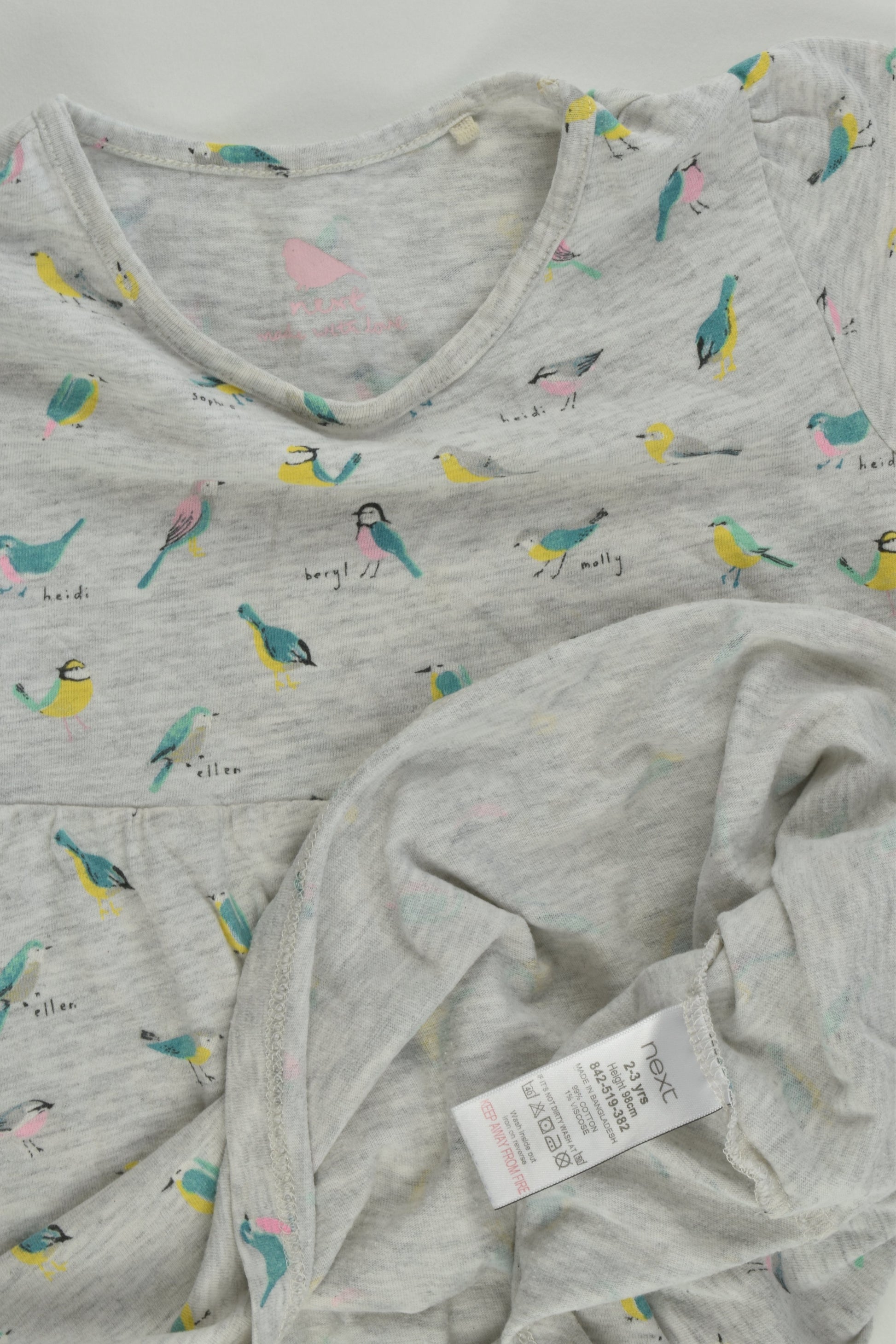Next Size 2-3 Bird Dress