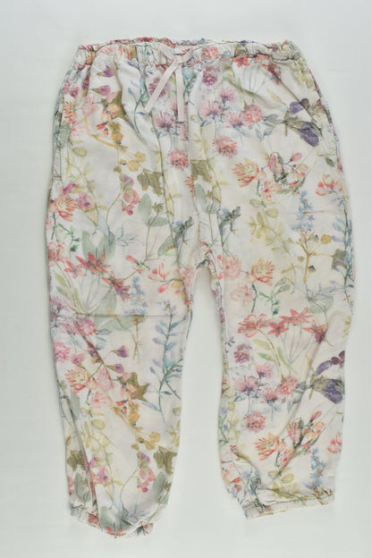 Next Size 2-3 Lightweight Floral Pants