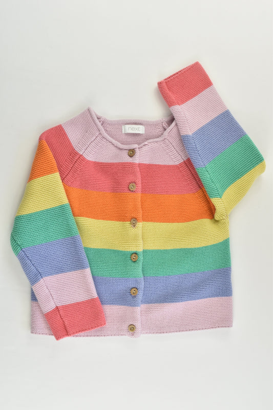 Next Size 2-3 Rainbow Knitted Cardigan
