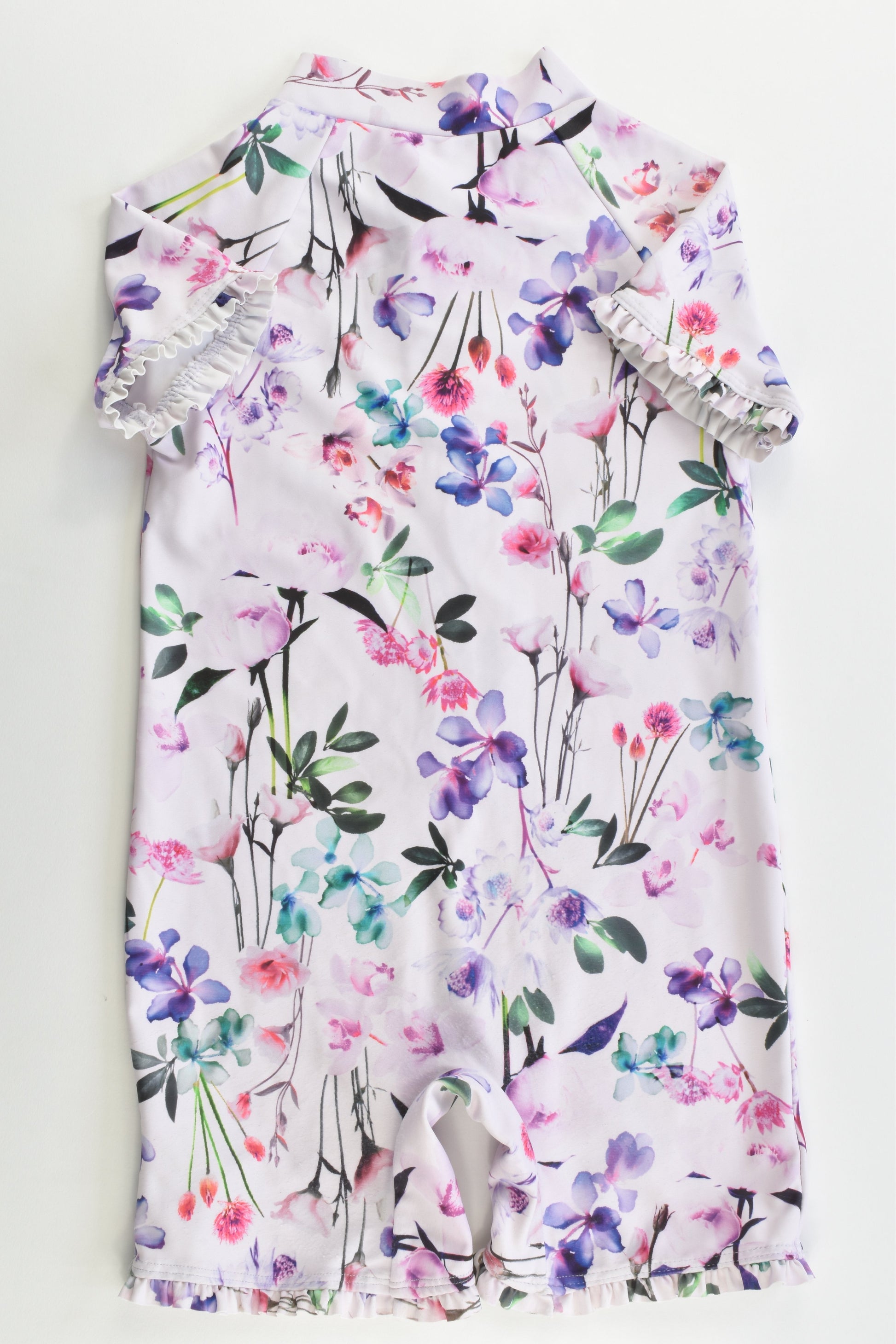 Next Size 2 (92 cm) Floral Rashie Suit
