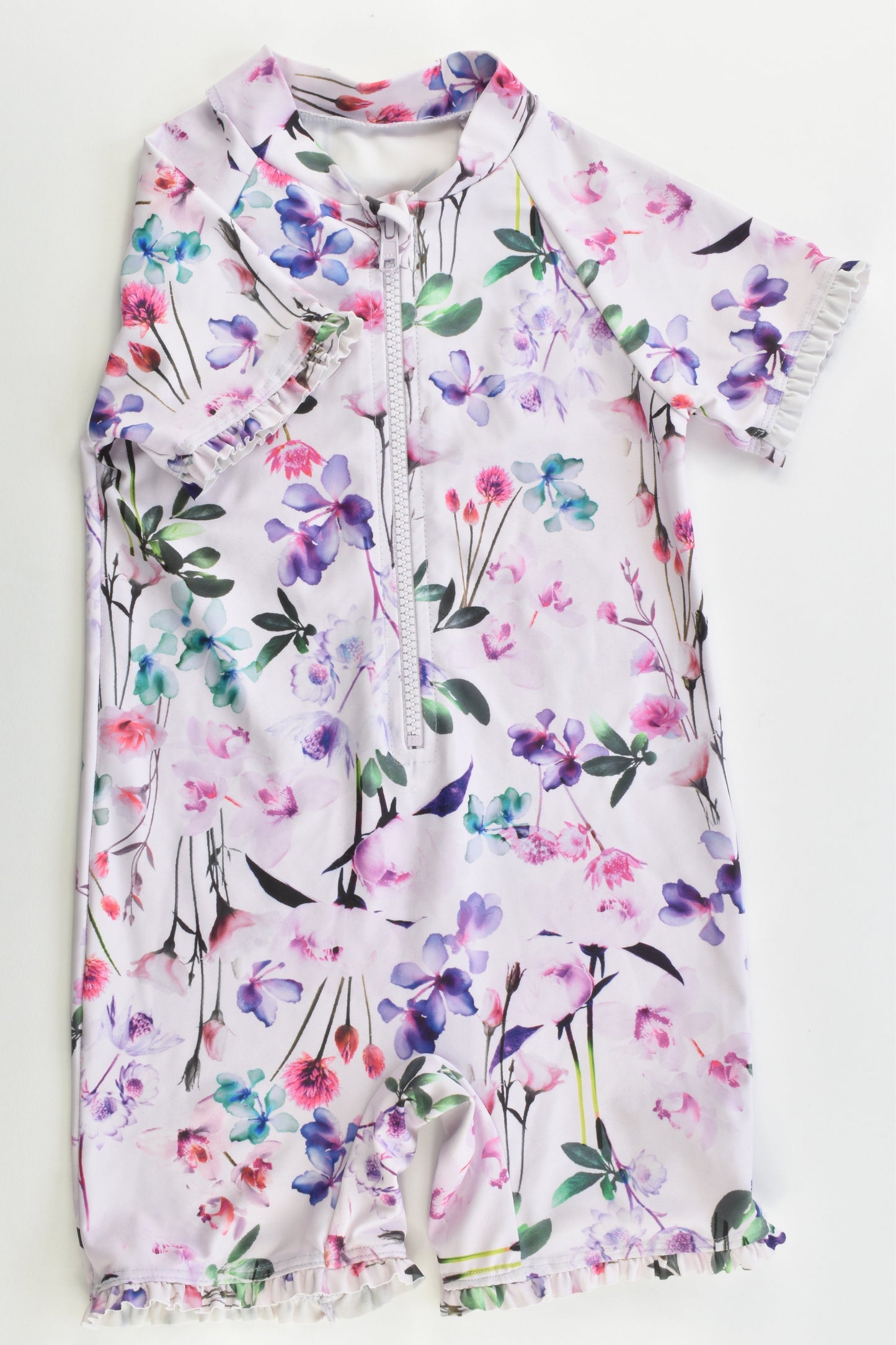 Next Size 2 (92 cm) Floral Rashie Suit