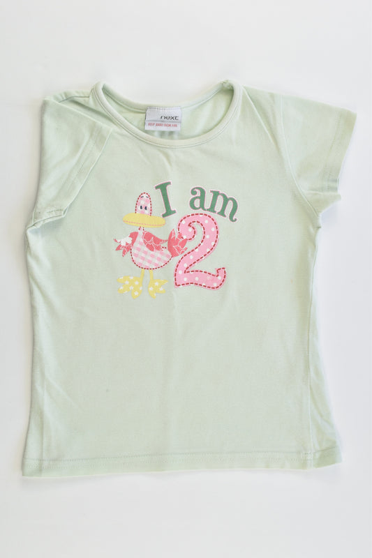 Next Size 2 (92 cm) 'I Am 2' T-shirt