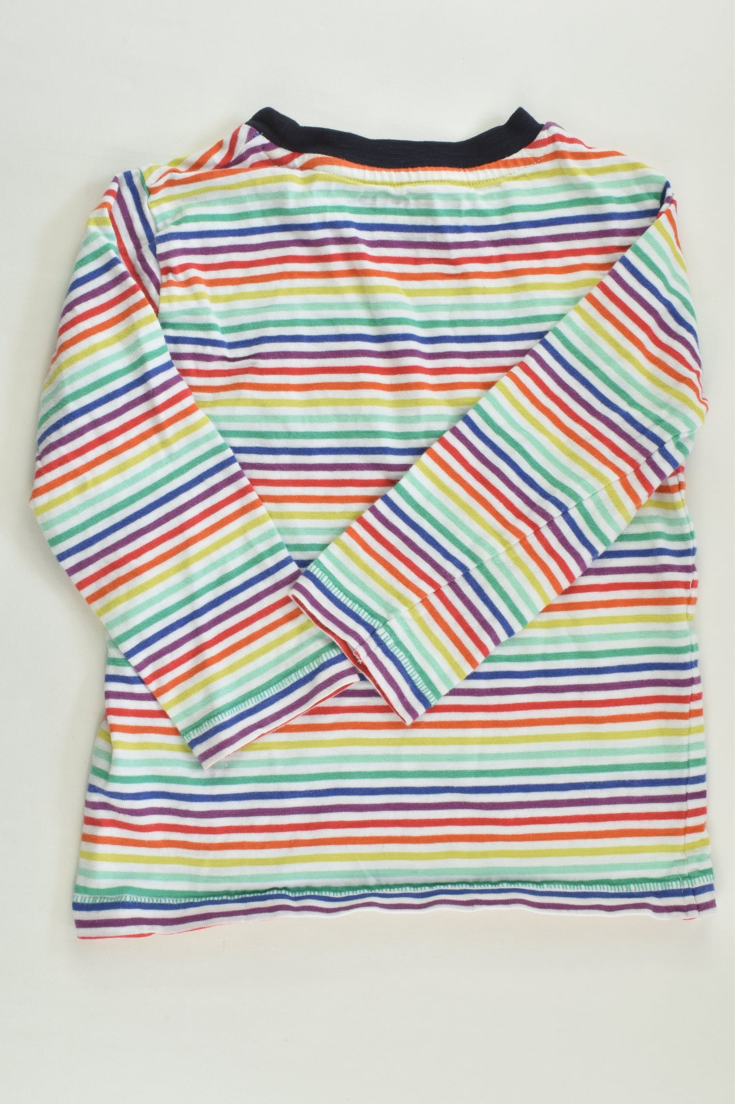 Next Size 2 (92 cm) Rainbow Stripes Top