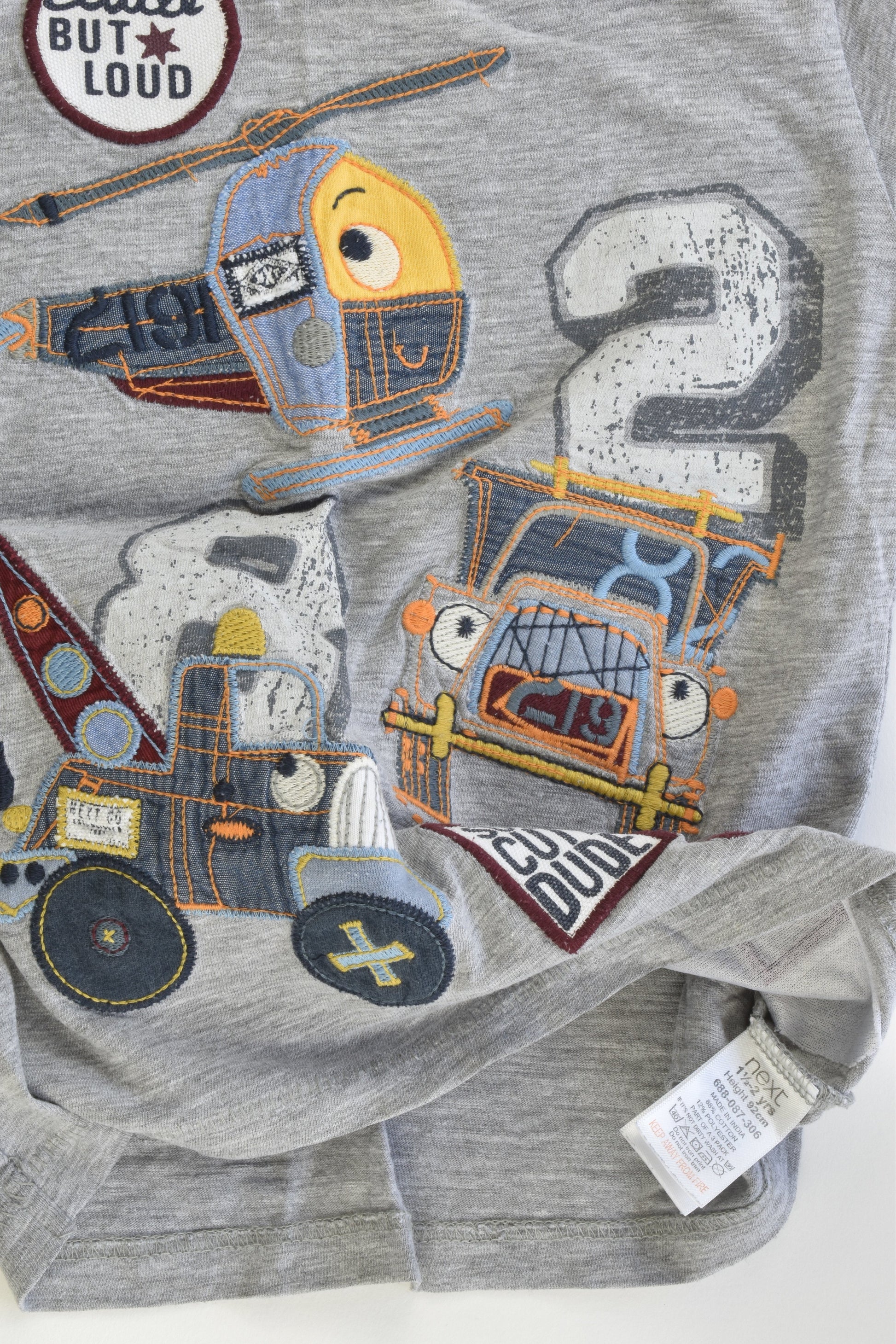 Next Size 2 (92 cm) Vehicles T-shirt