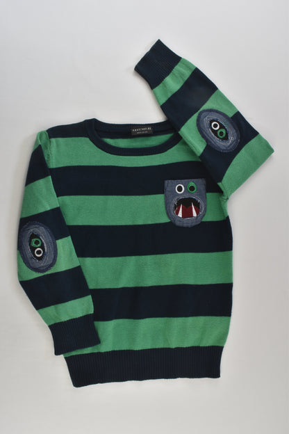 Next Size 3-4 (104 cm) Monster Pocket Knitted Jumper