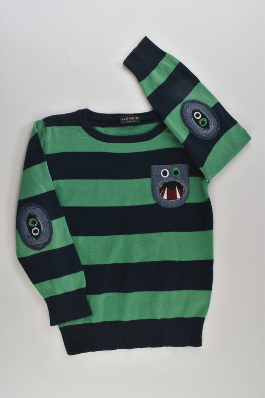 Next Size 3-4 (104 cm) Monster Pocket Knitted Jumper