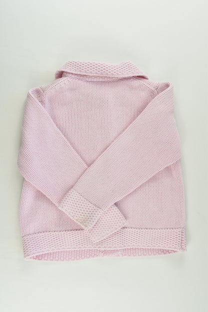 Next Size 3-4 (104 cm) Pink Thick Knitted Cardigan
