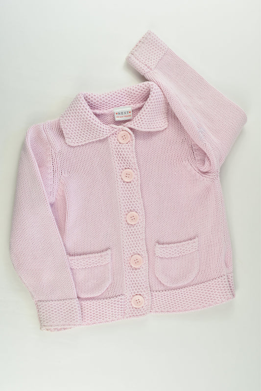 Next Size 3-4 (104 cm) Pink Thick Knitted Cardigan
