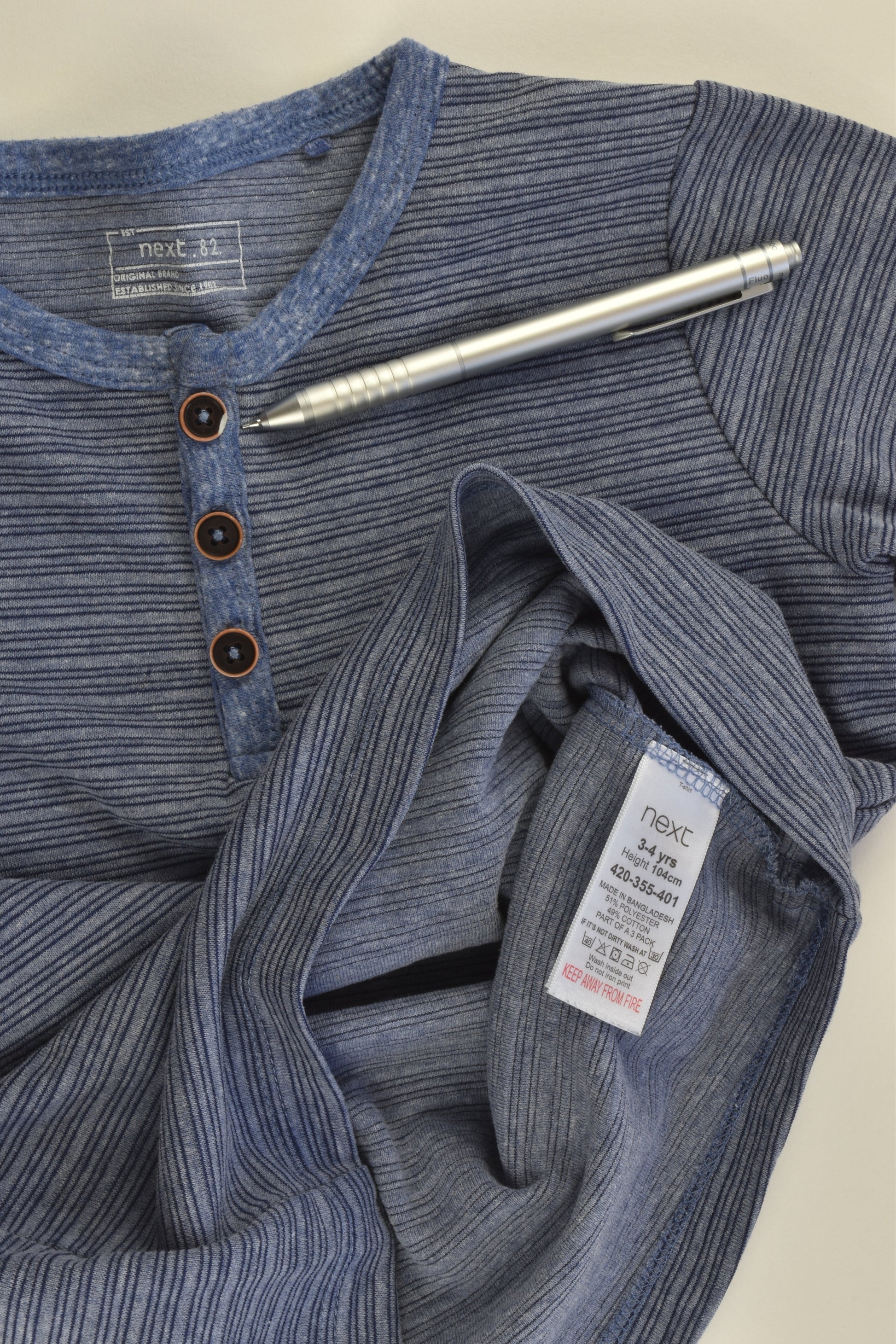 Next Size 3-4 (104 cm) Three Buttons Top