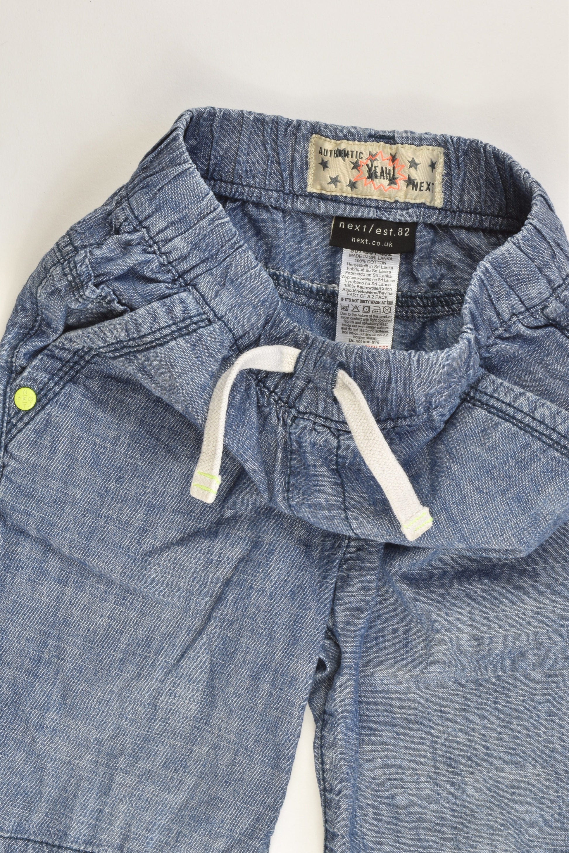 Next Size 3-4 Soft Denim Shorts