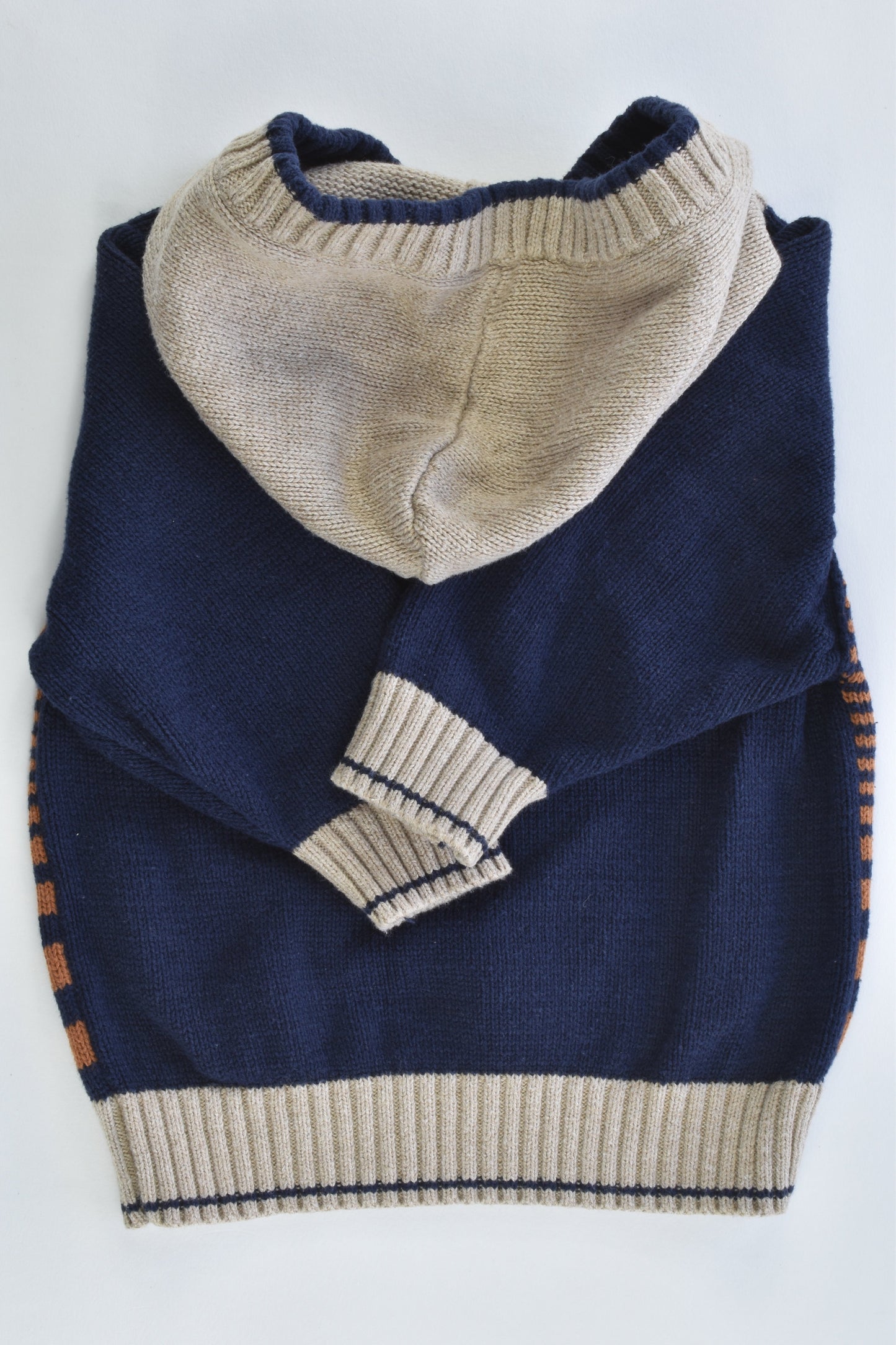 Next Size 3-6 months Hooded Knitted Jumper