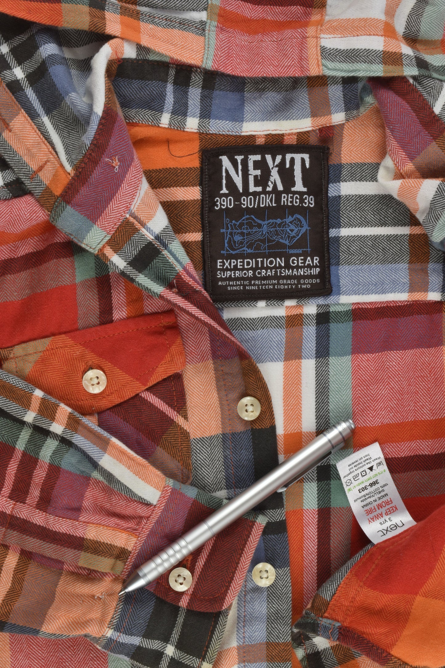 Next Size 3 Checked Hooded Casual Shirt